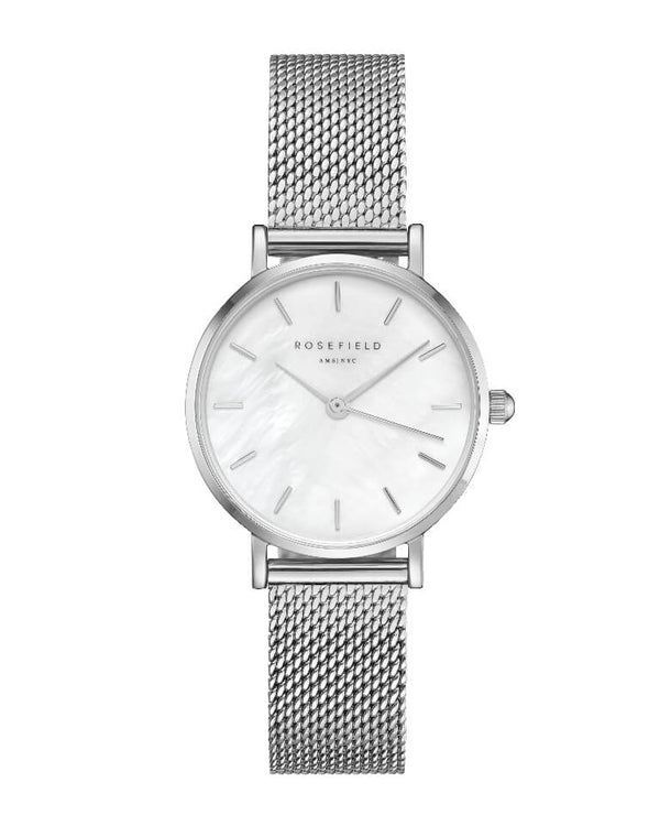 Montre Rosefield THE SMALL EDIT Blanc Argent 26WS-266 - PRECIOVS