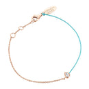 Bracelet I.Ma.Gi.N Jewels Br Pear Duo Turquoise Rose Gold - PRECIOVS