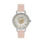Montre Olivia Burton FLOWER SHOW 3D DAISY DUSTY PINK SILVER OB15EG39 - PRECIOVS