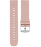 Bracelet de montres Oozoo Smartwatch Silicone Rose pâle boucle argent - PRECIOVS