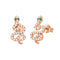 Boucle d'oreilles I.Ma.Gi.N Jewels Bo Big Snake White Rose Gold - PRECIOVS