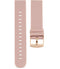 Bracelet de montres Oozoo Smartwatch Silicone Rose pâle boucle or rose - PRECIOVS