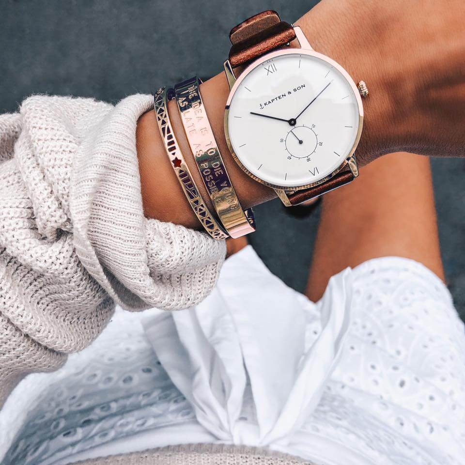 Montre Kapten & Son Heritage Brown Leather - PRECIOVS