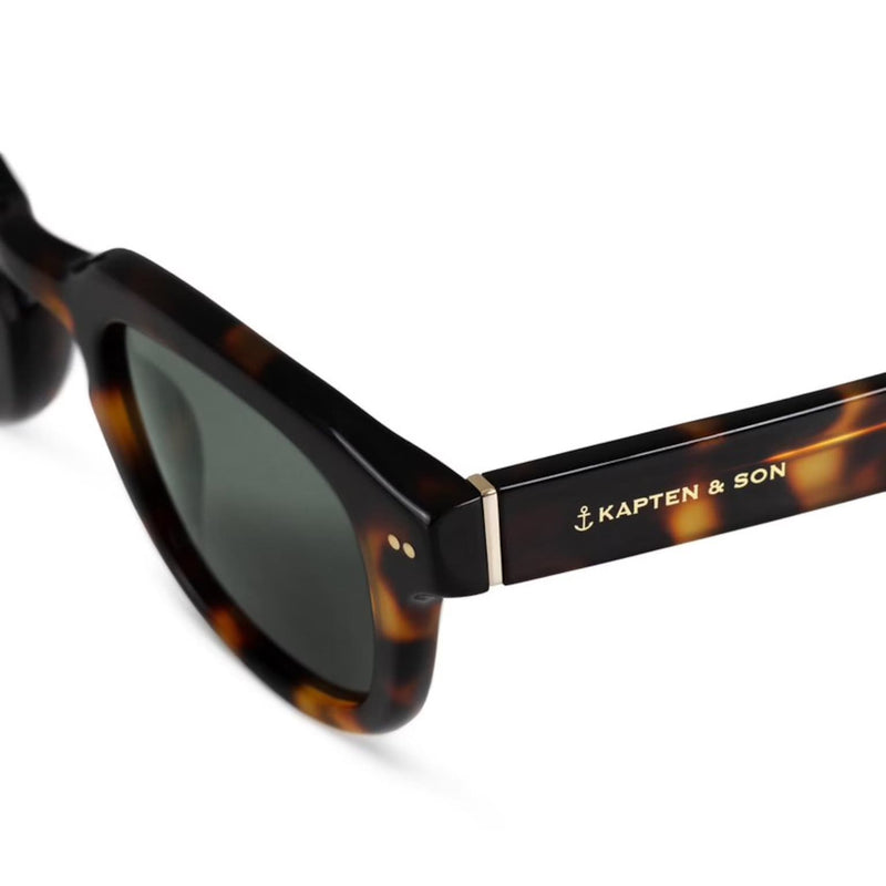 Lunettes de Soleil Kapten & Son Bilbao Tortoise Green - PRECIOVS