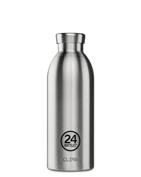 Bouteille réutilisable 24Bottles Clima Bottle Brushed Steel 500ml - PRECIOVS