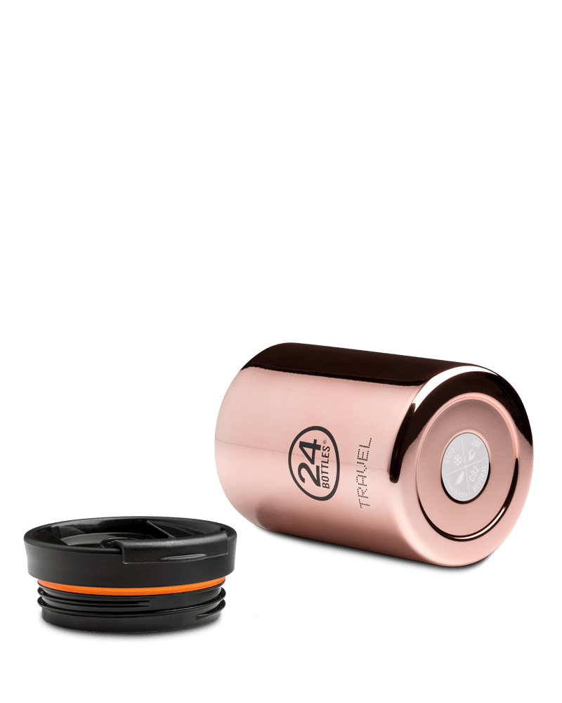 Mug isotherme 24Bottles Travel Tumbler Rose Gold 350ml - PRECIOVS