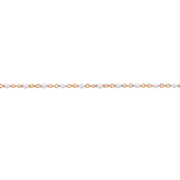 Bracelet I.Ma.Gi.N Jewels Br enamel white Rose Gold - PRECIOVS