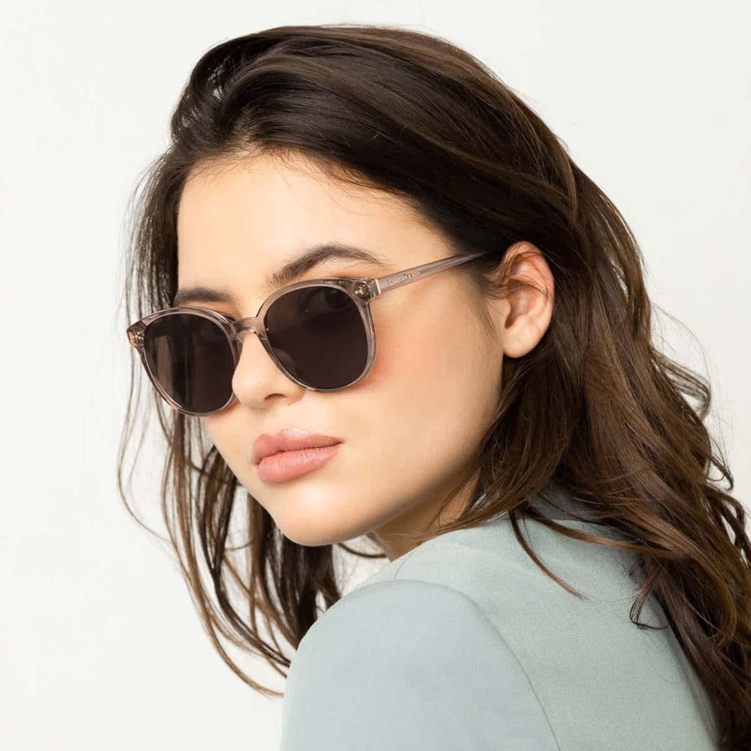 Lunettes de Soleil Kapten & Son Nairobi Transparent Hazel Brown - PRECIOVS
