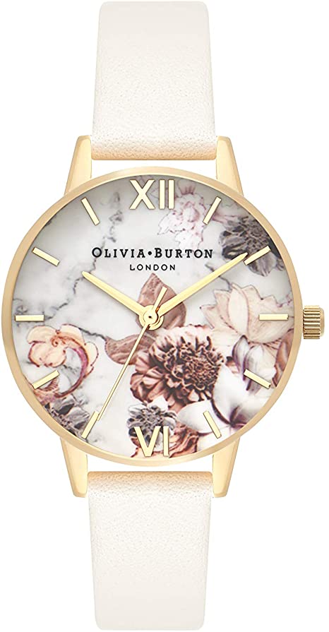 Montre Olivia Burton Marble Florals Nude & Gold OB16CS15 - PRECIOVS