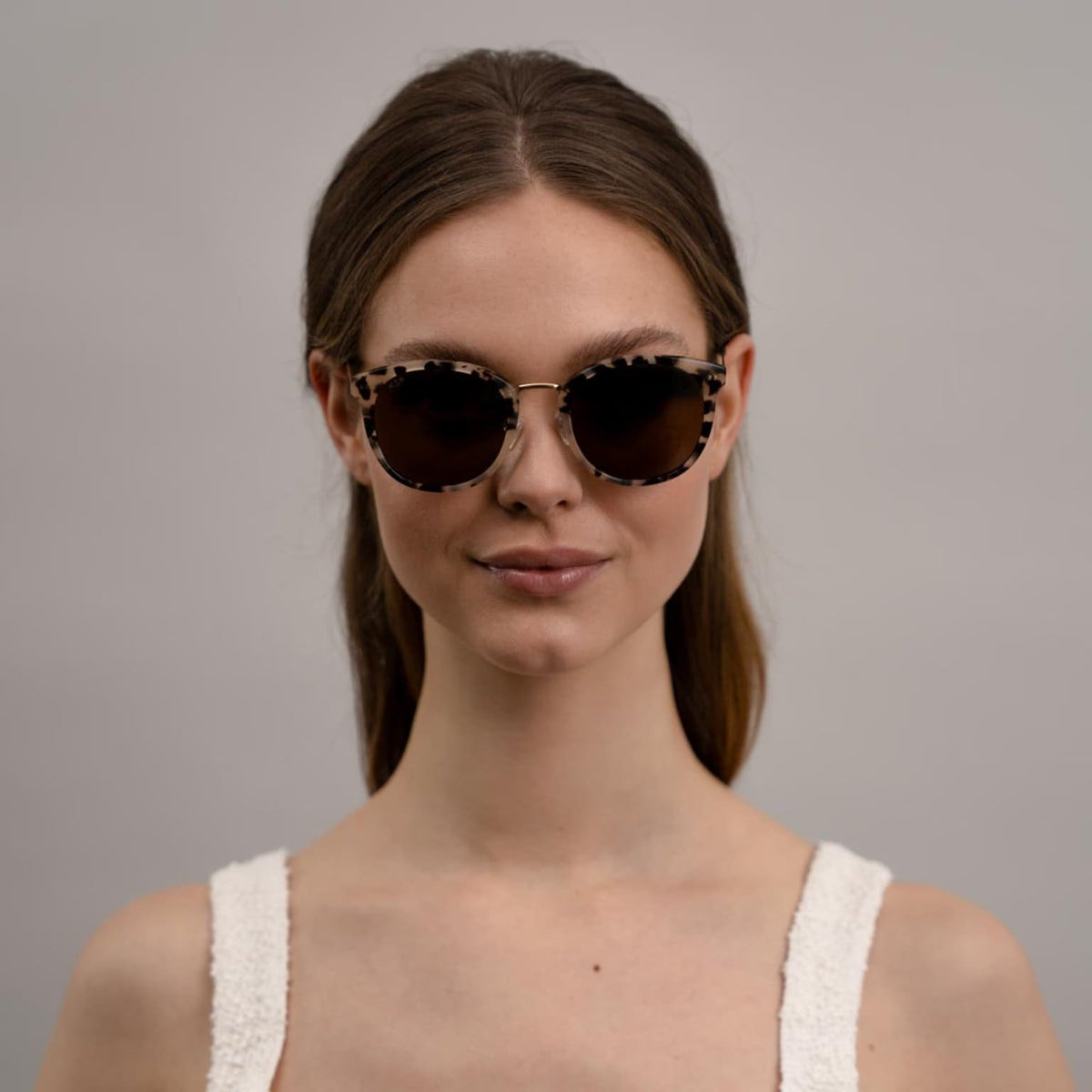 Lunettes de Soleil Kapten & Son Prague Sand Tortoise Brown - PRECIOVS