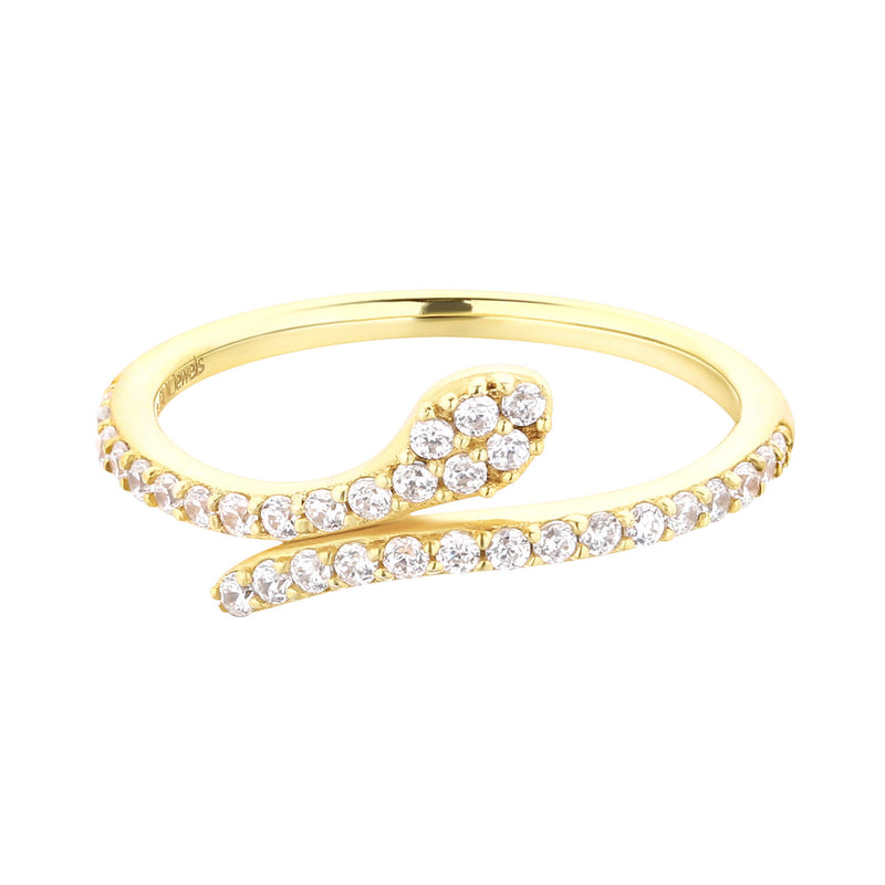 Bague I.Ma.Gi.N Jewels Ba snake white yellow - PRECIOVS