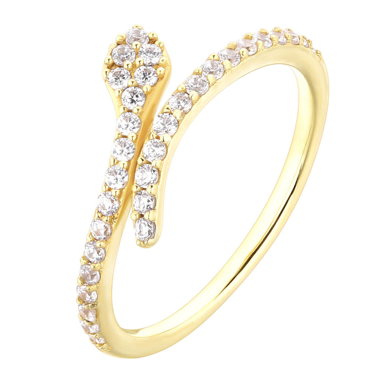 Bague I.Ma.Gi.N Jewels Ba snake white yellow - PRECIOVS