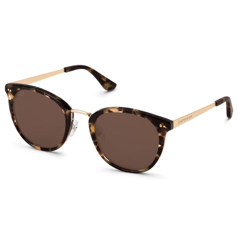 Lunettes de Soleil Kapten & Son Prague Amber Tortoise Brown - PRECIOVS