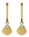 Boucles d'oreilles Rosefield The Raye Pendentif Sunray avec cristal Swarovski Gold J258 - PRECIOVS