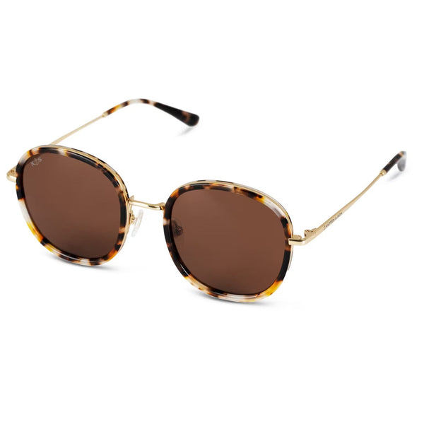 Lunettes de Soleil Kapten & Son Amsterdam Large Desert Speckled Brown - PRECIOVS