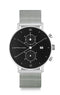 Montre Kapten & Son Chrono Silver Black Mesh - PRECIOVS