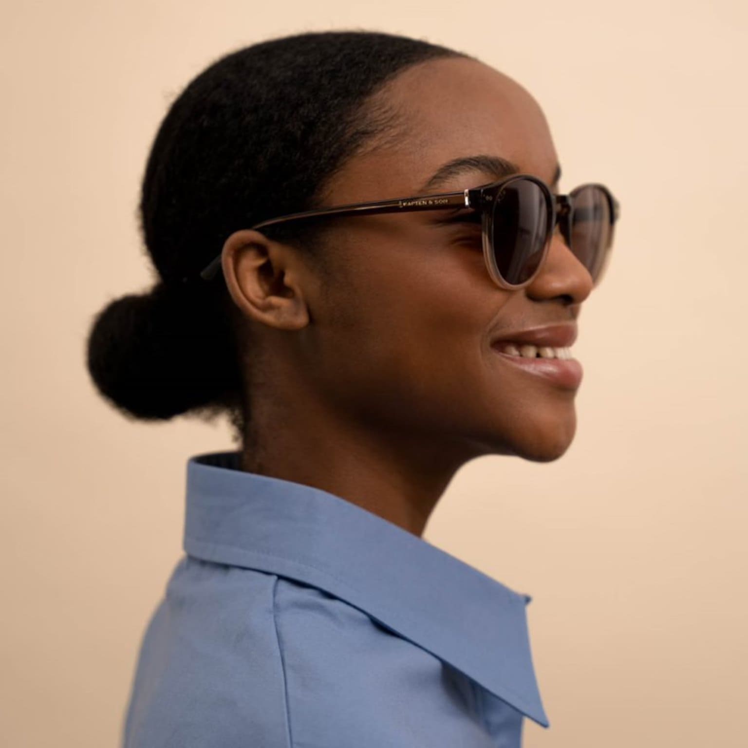 Lunettes de Soleil Kapten & Son Marais Large Gradient Brown - PRECIOVS