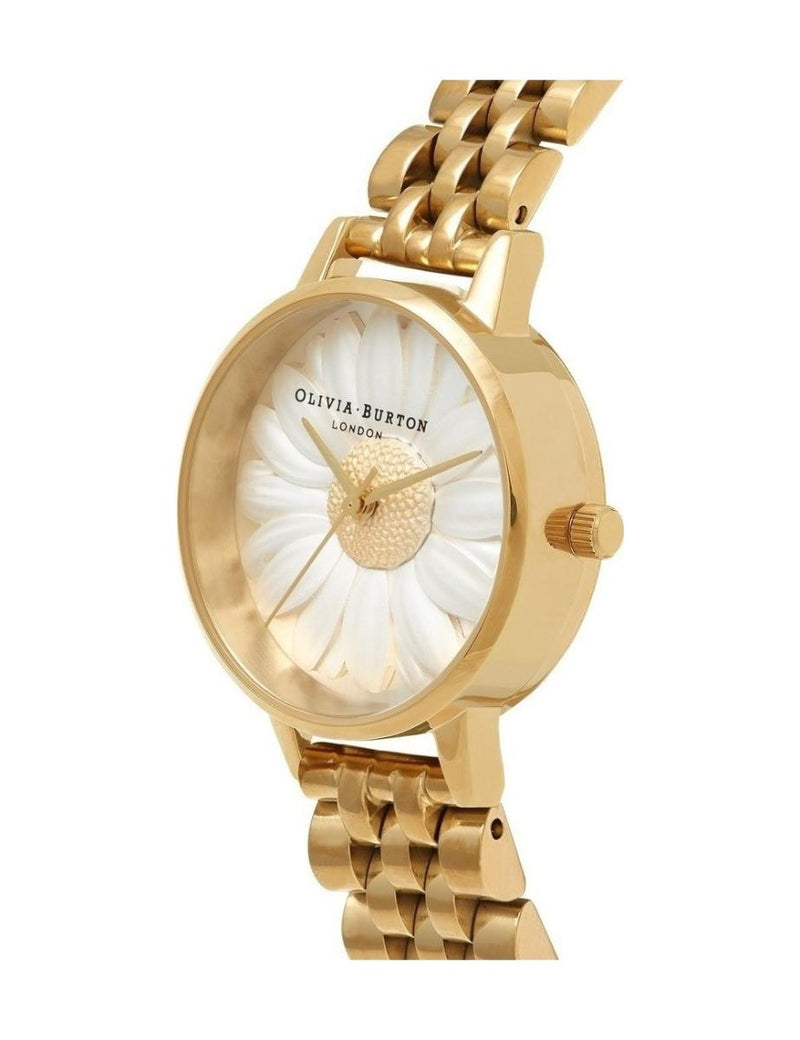 Montre Olivia Burton FLOWER SHOW 3D Daisy Gold Stainless Steel OB16FS100 - PRECIOVS