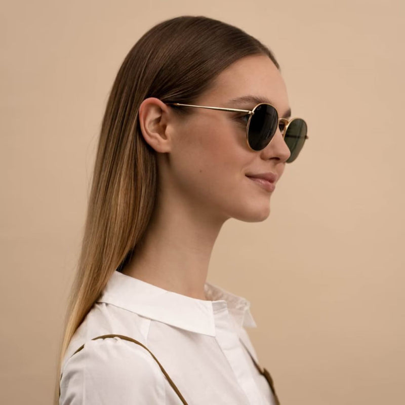 Lunettes de Soleil Kapten & Son London Large Gold Green - PRECIOVS