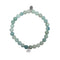 Bracelet CO88 Perles en Amazonite avec motif fleur de lotus 8CB-17039 - PRECIOVS