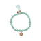 Bracelet CO88 Perles en Jade avec motif Fleu de lotus 8CB-40010 - PRECIOVS