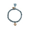 Bracelet CO88 Perles en Agate avec motif Fleur de Lys 8CB-40014 - PRECIOVS