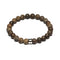 Bracelet Gemini Alpha Mat Brown - PRECIOVS