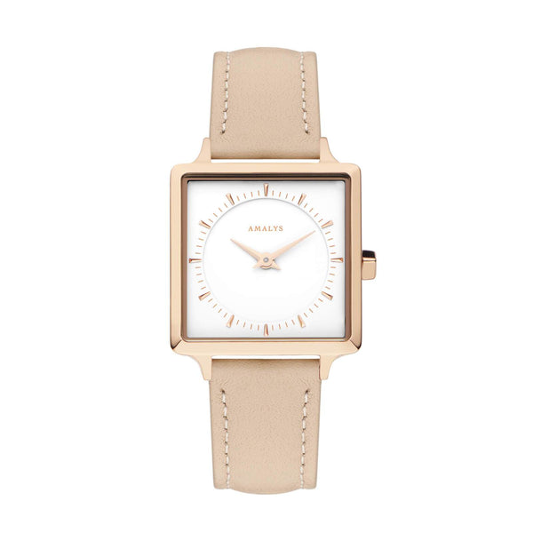 Montre Amalys Pili Rose Gold/White Pink AMW-002 - PRECIOVS