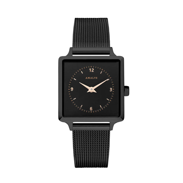 Montre Amalys Alison Mesh Black/Black AMW-005 - PRECIOVS