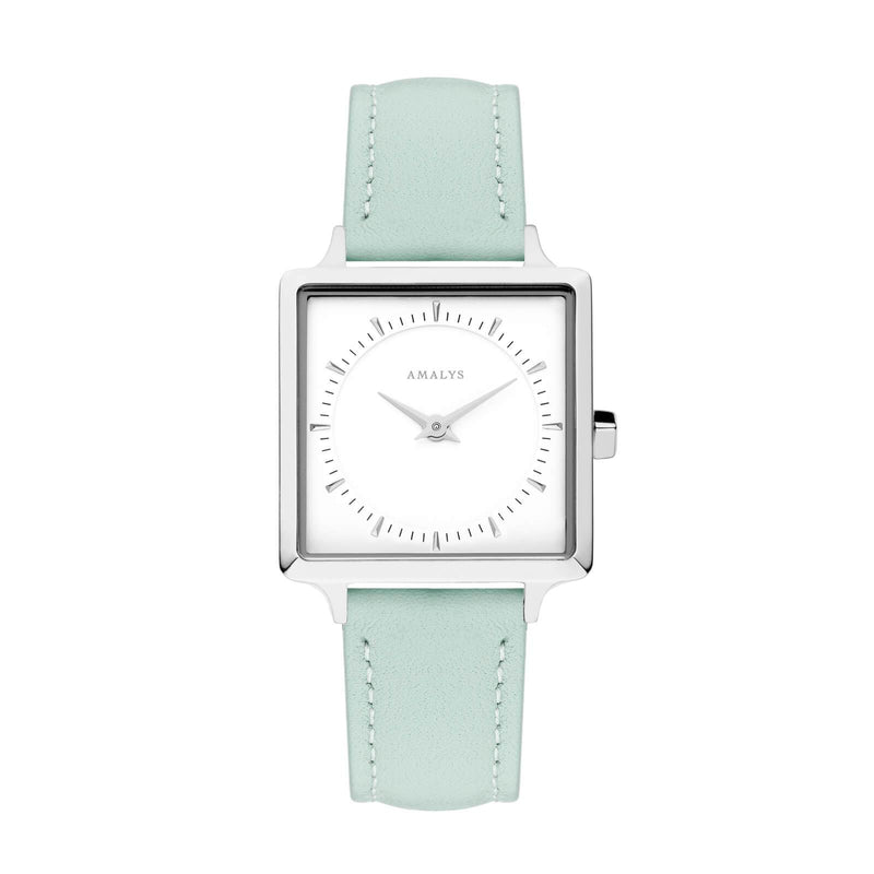 Montre Amalys Zoé Silver/White Mint AMW-010 - PRECIOVS