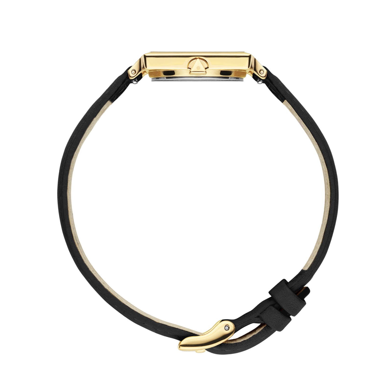 Montre Amalys Diane Gold/White Black Suede AMW-013 - PRECIOVS