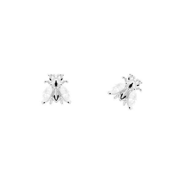 Boucles d'oreilles PDPaola Buzz argent et pierres précieuses - PRECIOVS