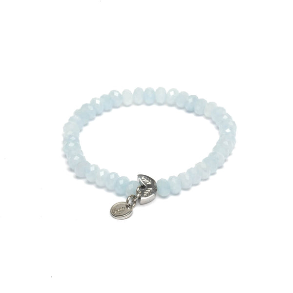 Bracelet Didyma par Gemini Alinda Blue en pierres naturelles aigue-marine - PRECIOVS