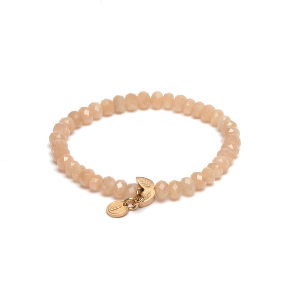 Bracelet Didyma par Gemini Alinda Pink en pierres de soleil - PRECIOVS