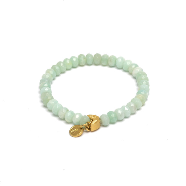 Bracelet Didyma par Gemini Alinda Turquoise en pierres de soleil - PRECIOVS