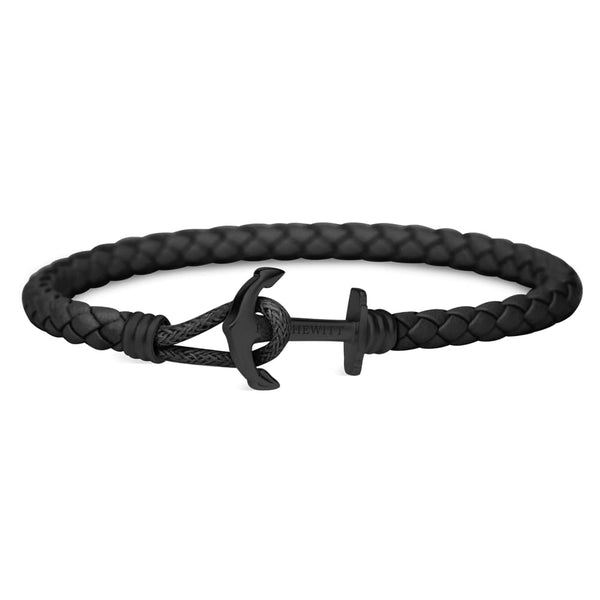 Bracelet Paul Hewitt Ancre PHREP Lite IP Noir Noir - PRECIOVS