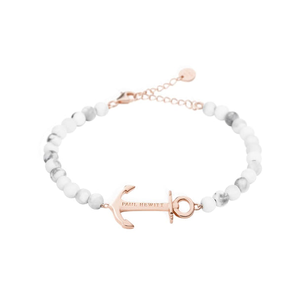 Bracelet Paul Hewitt Anchor Spirit Marble IP Or Rosé - PRECIOVS