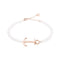 Bracelet Paul Hewitt Anchor Spirit Pearl IP Or Rosé - PRECIOVS