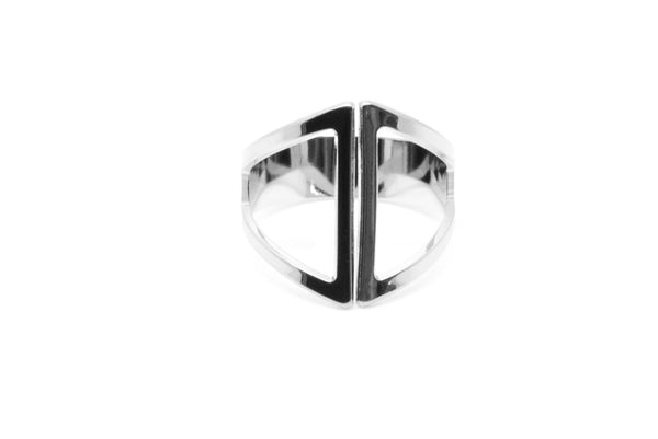 Bague ajustable MYA BAY 2 triangles BA-18 S - PRECIOVS