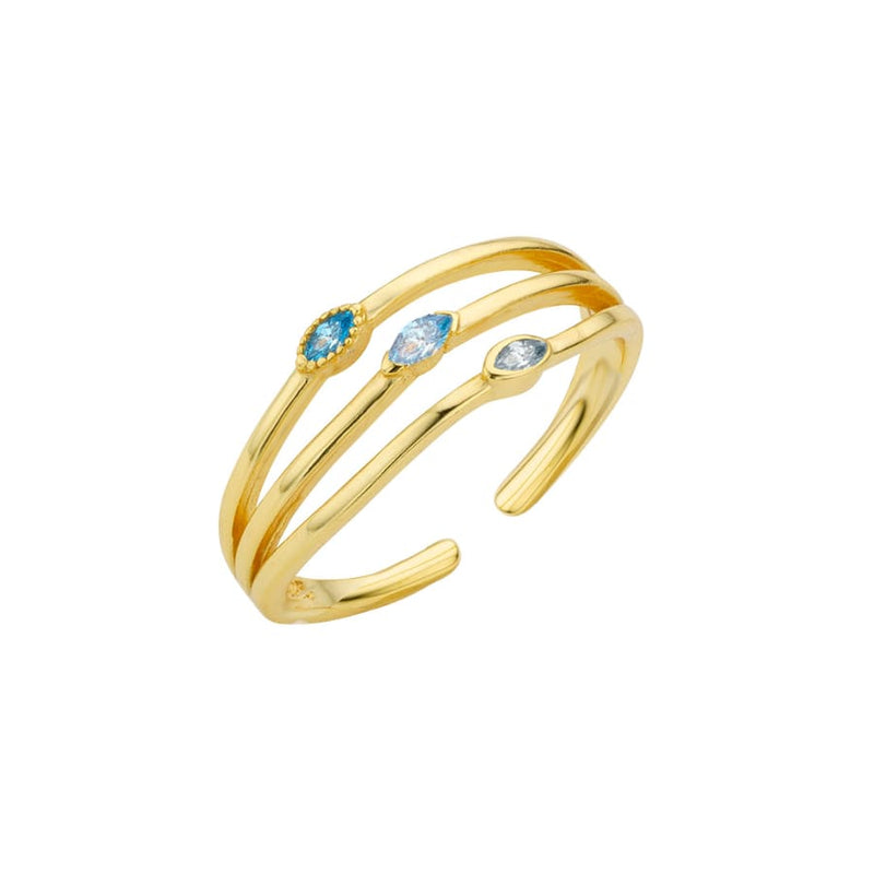 Bague MYA BAY Blue Houston BA-268.G - PRECIOVS