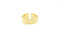 Bague ajustable MYA BAY Bague texture python BA-29 G - PRECIOVS