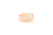 Bague ajustable MYA BAY Bague texture python BA-29 P - PRECIOVS