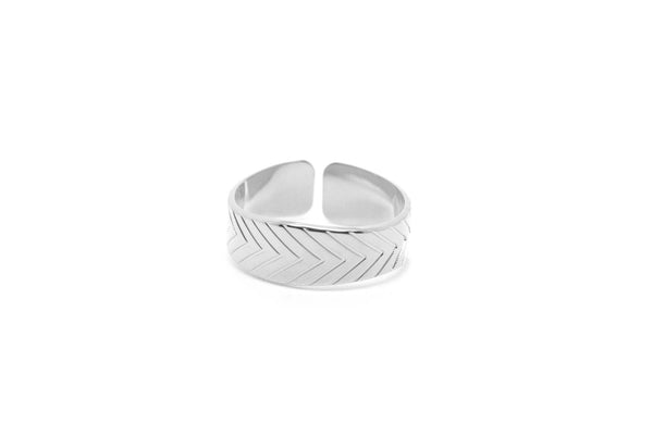 Bague ajustable MYA BAY Bague texture feuille BA-30.S - PRECIOVS