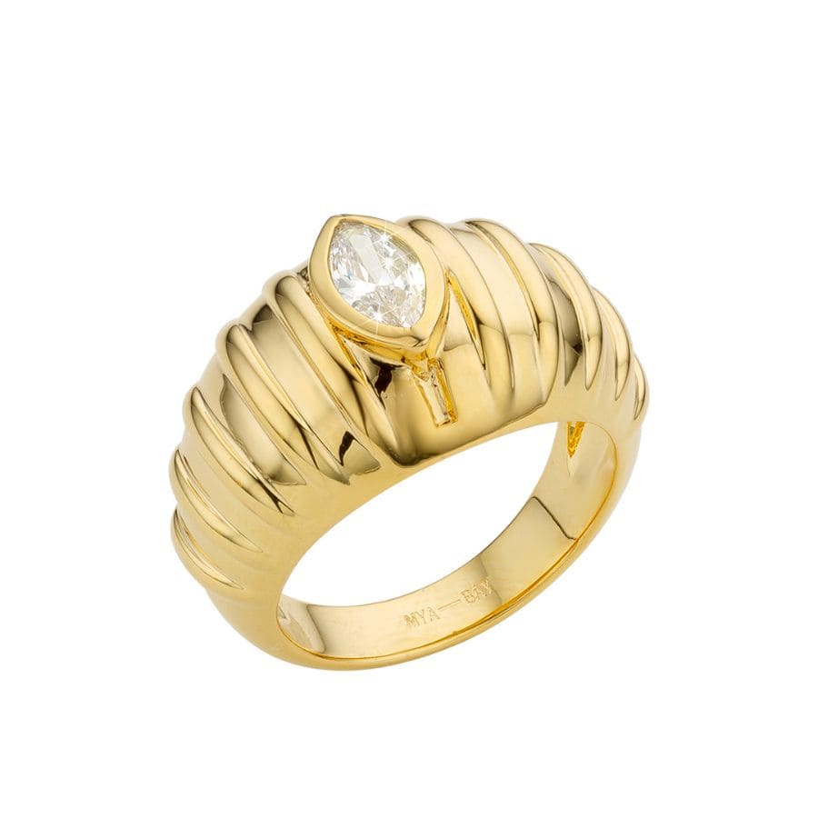 Bague MYA BAY White Stone Carrie BA-303.G
