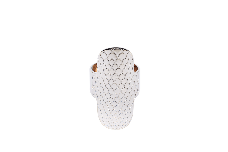 Bague ajustable MYA BAY Ovale python BA-56 S - PRECIOVS