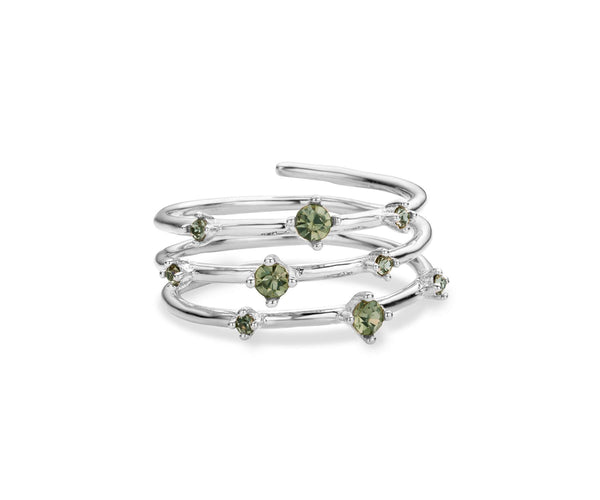 Bague MYA BAY Hoops - Pierres grises BA-68.S - PRECIOVS
