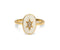 Bague MYA BAY Étoile du nord , émaillée ivoire BA-71.G - PRECIOVS
