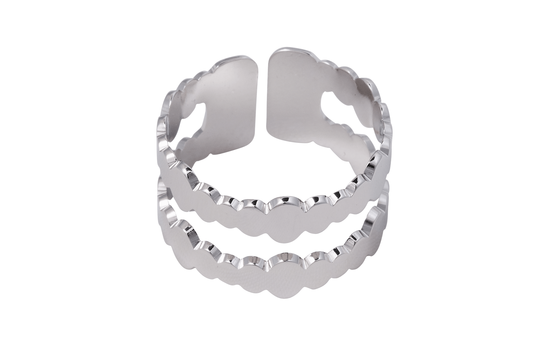 Bague MYA BAY doubles bulles BA-BU-02.S - PRECIOVS