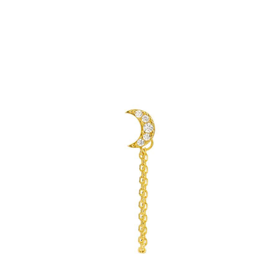 Boucle d'oreilles MYA BAY Baby Moon Chain BO-140.1.G - PRECIOVS