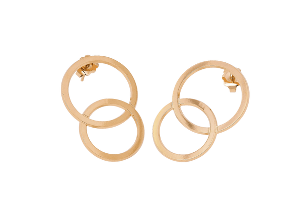 Boucles d'oreilles MYA BAY BO double cercle BO-14.G - PRECIOVS